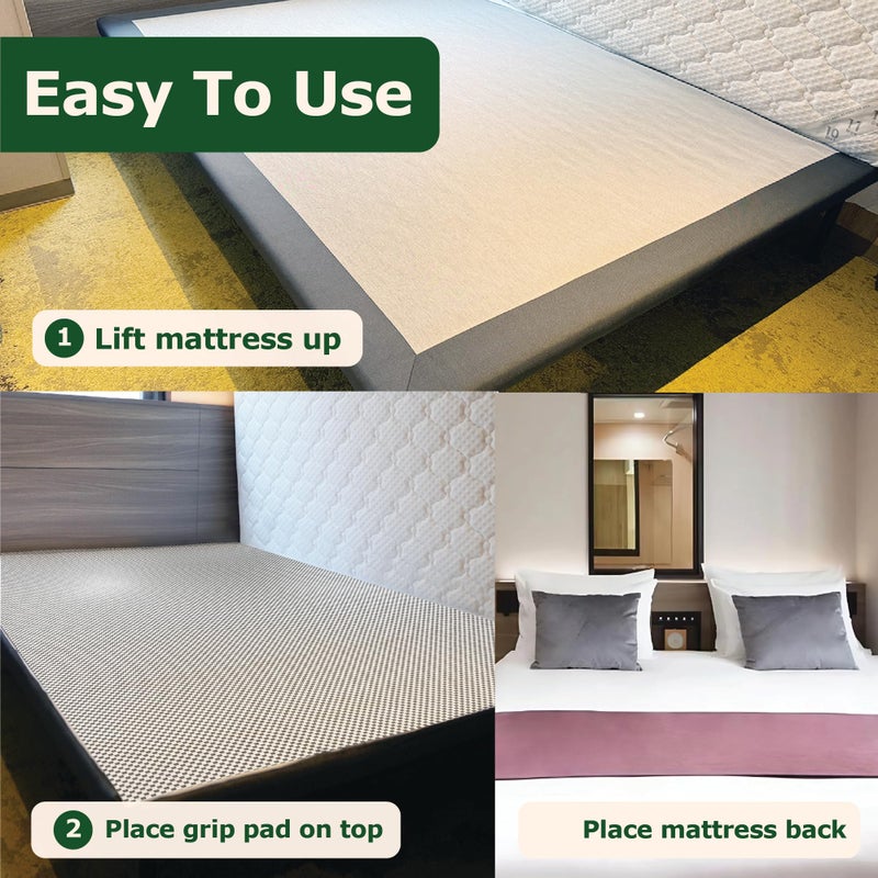 ECOHomes Non Slip Mattress Gripper Pad Stop Mattress  Keep Mattress Topper from Sliding - Anti Slip Grip Pads Holder Stop Couch  Cushions  Sofa  Patio & Furniture to Prevent Sliding (King/Cal King) - Image 4